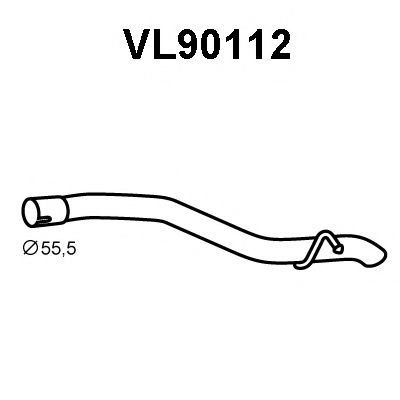 Труба выхлопного газа VENEPORTE VL90112