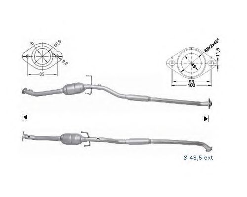 Катализатор MAGNAFLOW 78032