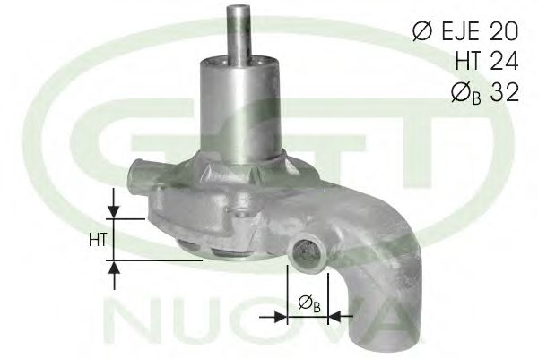 Водяной насос GGT PA12033