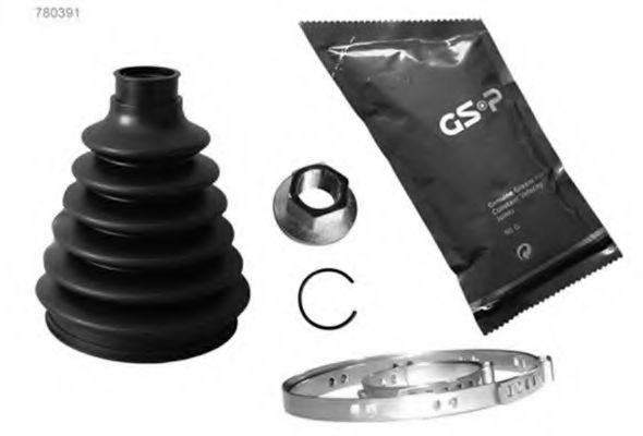 Монтажный комплект, сильфон приводного вала GSP 780391