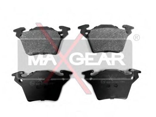 Комплект тормозных колодок, дисковый тормоз MAXGEAR 19-0469