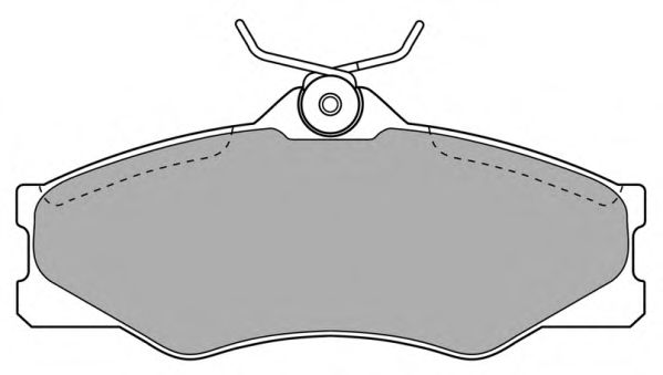 Комплект тормозных колодок, дисковый тормоз FREMAX 20979