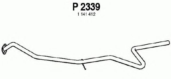 Труба выхлопного газа FENNO P2339