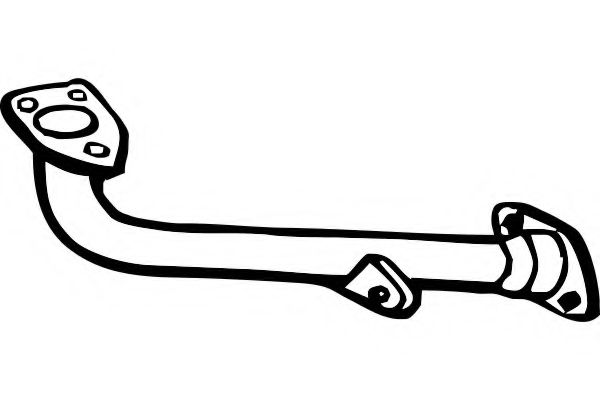 Труба выхлопного газа FENNO P2843