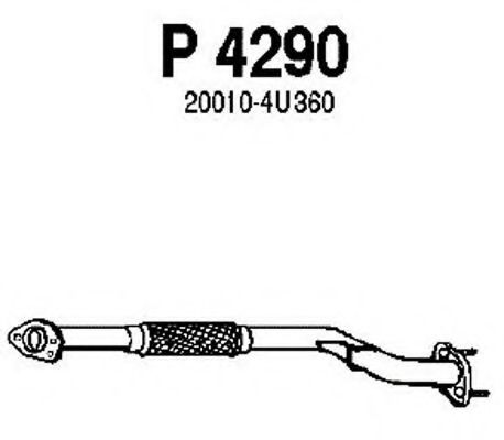 Труба выхлопного газа FENNO P4290