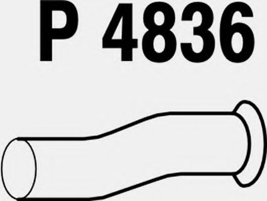 Труба выхлопного газа FENNO 4836