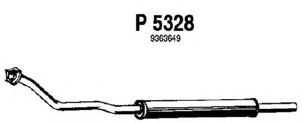 Предглушитель выхлопных газов FENNO P5328