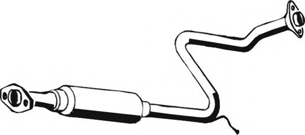 Средний глушитель выхлопных газов ASMET 14.008