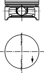 Поршень KOLBENSCHMIDT 40632600