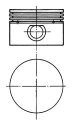 Поршень KOLBENSCHMIDT 100228