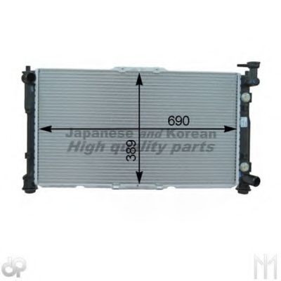 Радиатор, охлаждение двигателя GERI 35522