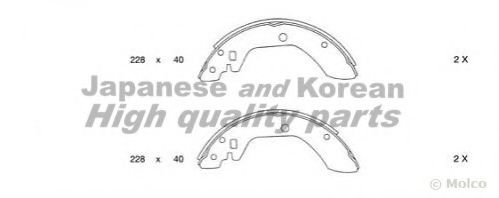 Комплект тормозных колодок ASHUKI N011-04