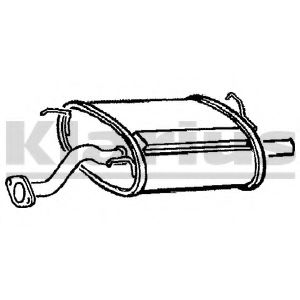 Глушитель выхлопных газов конечный KLARIUS 230487