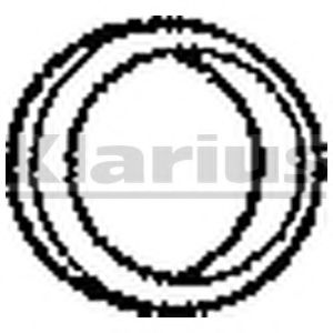 Прокладка, труба выхлопного газа KLARIUS 410253