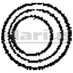 Прокладка, труба выхлопного газа KLARIUS 410292