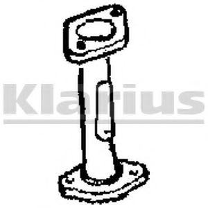 Труба выхлопного газа WALKER 02746