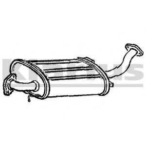 Средний глушитель выхлопных газов KLARIUS DN462D