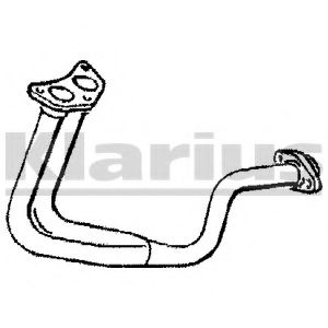 Труба выхлопного газа KLARIUS FE226C