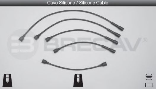 Комплект проводов зажигания BRECAV 06423