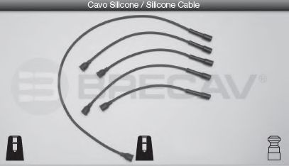 Комплект проводов зажигания BRECAV 06424