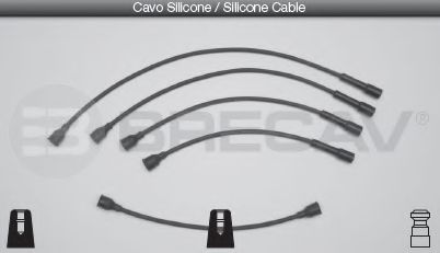 Комплект проводов зажигания BRECAV 10401