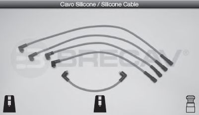 Комплект проводов зажигания BRECAV 15506