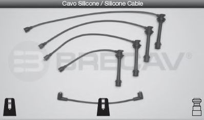 Комплект проводов зажигания BRECAV 33518