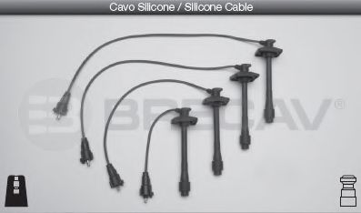 Комплект проводов зажигания BRECAV 33523