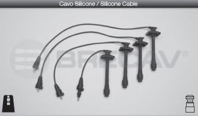 Комплект проводов зажигания BRECAV 33551