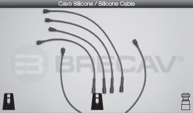 Комплект проводов зажигания BRECAV 34503