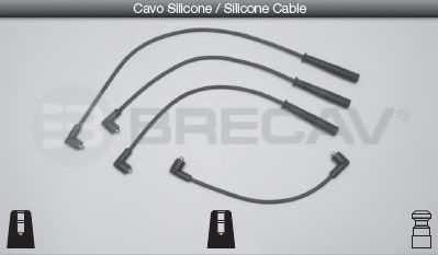 Комплект проводов зажигания BRECAV 38513
