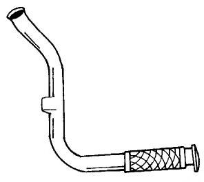 Труба выхлопного газа WALKER 12680