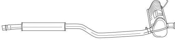 Средний глушитель выхлопных газов MTS 50129