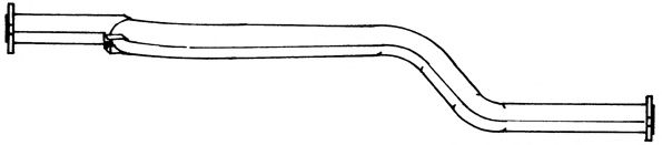 Труба выхлопного газа SIGAM 34502