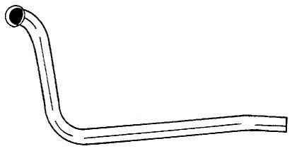 Труба выхлопного газа WALKER 01628