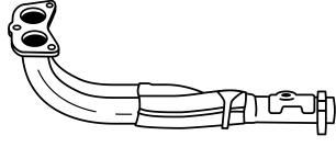 Труба выхлопного газа MTS 17350