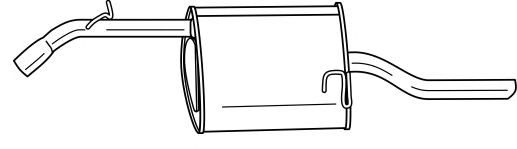 Глушитель выхлопных газов конечный SIGAM 73619