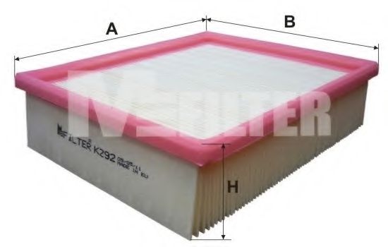 Воздушный фильтр MFILTER K 292