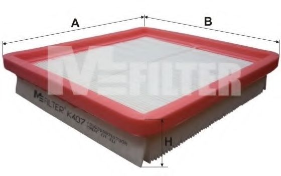 Воздушный фильтр MFILTER K 407