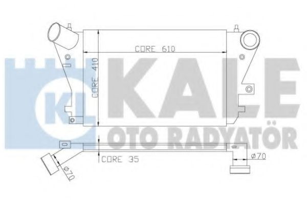 Интеркулер KALE OTO RADYATÖR 342100