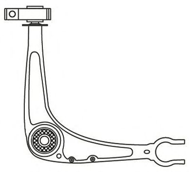 Рычаг независимой подвески колеса, подвеска колеса FRAP 3936