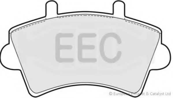 Комплект тормозных колодок, дисковый тормоз EEC BRP1204
