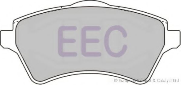 Комплект тормозных колодок, дисковый тормоз EEC BRP1208