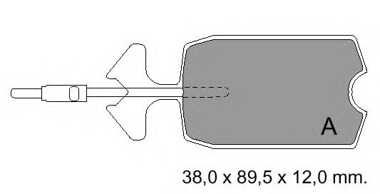 Комплект тормозных колодок, дисковый тормоз ROULUNDS RUBBER 654181