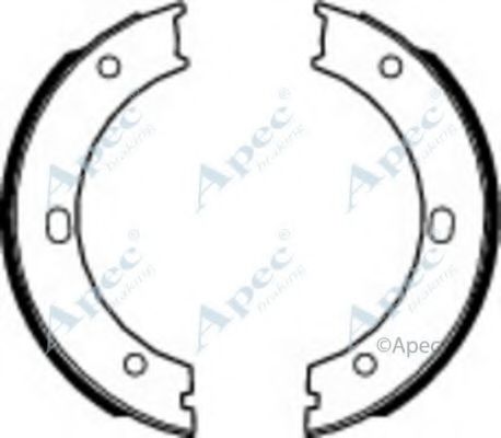Тормозные колодки APEC braking SHU733
