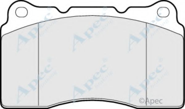 Комплект тормозных колодок, дисковый тормоз APEC braking PAD1370