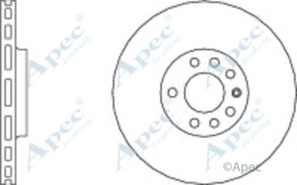 Тормозной диск APEC braking DSK2275