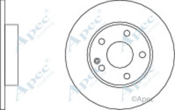 Тормозной диск APEC braking DSK2276
