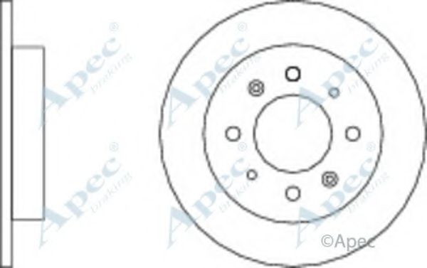 Тормозной диск APEC braking DSK2296