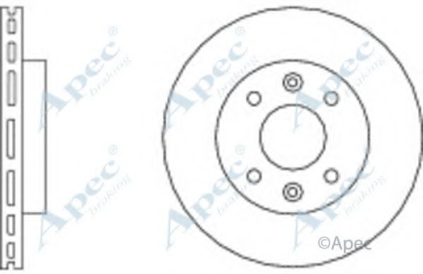 Тормозной диск APEC braking DSK199